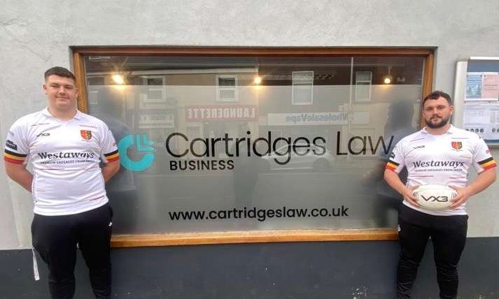 Cartridges Law sponsors local rugby brothers